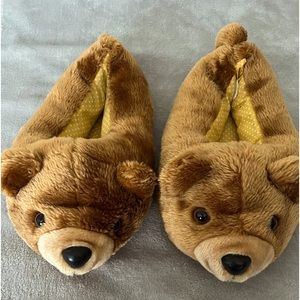 Avon Teddy bear slippers dated 1990.